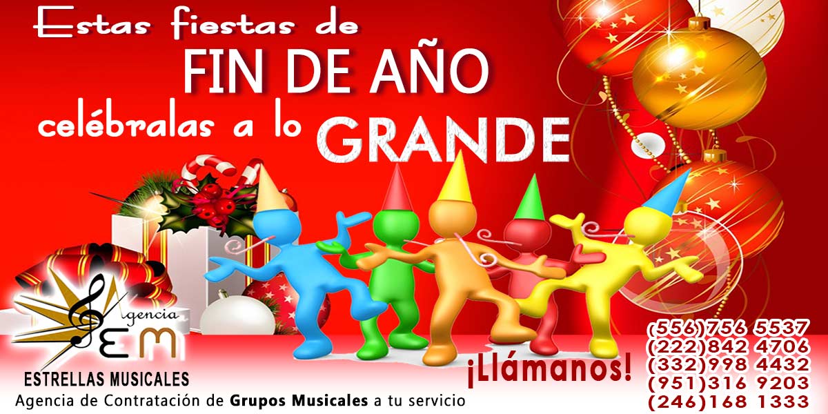 Contratacion de grupos musicales para navidad