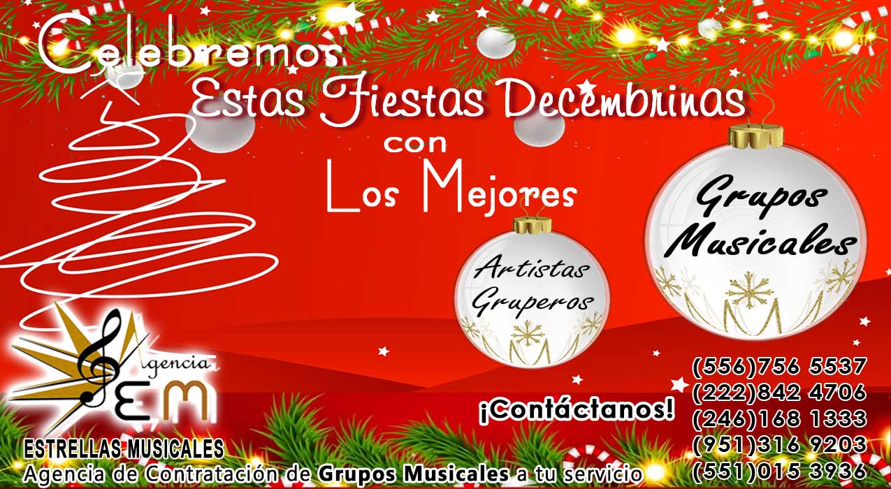 contrataciones grupos musicales para navidad
