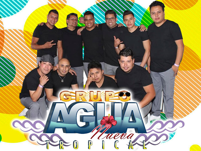 Agua Nueva tropical contrataciones e informes Agencia Estrellas Musicales