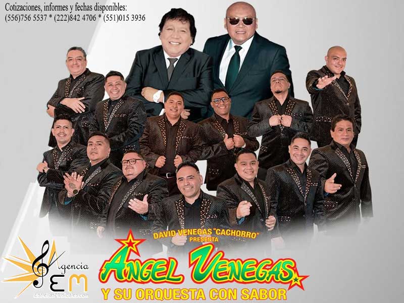 Angel Venegas Orquesta con sabor contrataciones